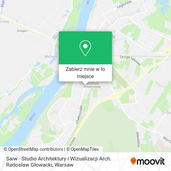 Mapa Saiw - Studio Architektury i Wizualizacji Arch. Radosław Głowacki