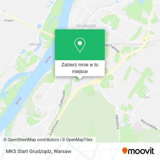 Mapa MKS Start Grudziądz