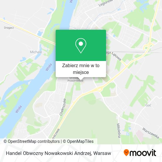 Mapa Handel Obwozny Nowakowski Andrzej