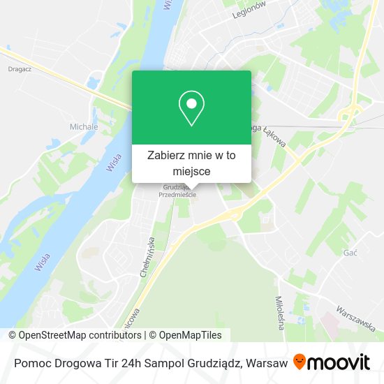 Mapa Pomoc Drogowa Tir 24h Sampol Grudziądz