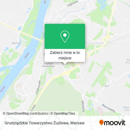 Mapa Grudziądzkie Towarzystwo Żużlowe