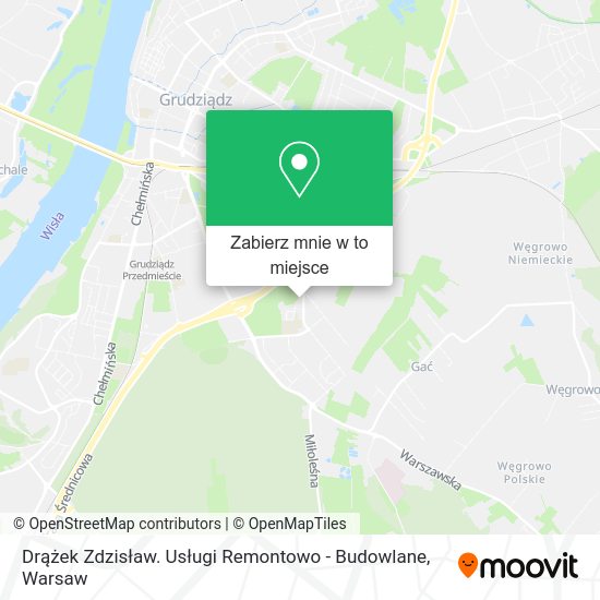 Mapa Drążek Zdzisław. Usługi Remontowo - Budowlane