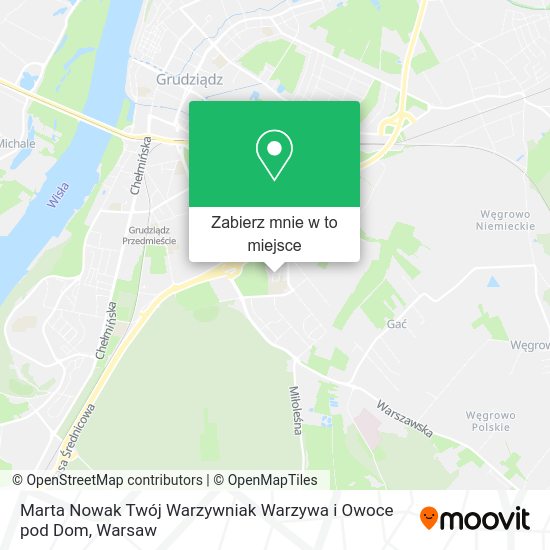 Mapa Marta Nowak Twój Warzywniak Warzywa i Owoce pod Dom