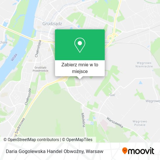 Mapa Daria Gogolewska Handel Obwoźny