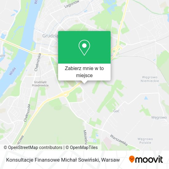 Mapa Konsultacje Finansowe Michał Sowiński