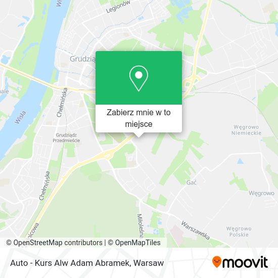 Mapa Auto - Kurs Alw Adam Abramek