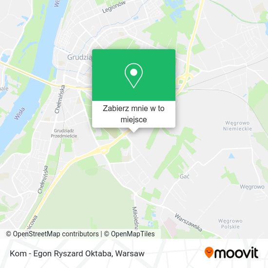 Mapa Kom - Egon Ryszard Oktaba