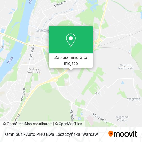 Mapa Omnibus - Auto PHU Ewa Leszczyńska