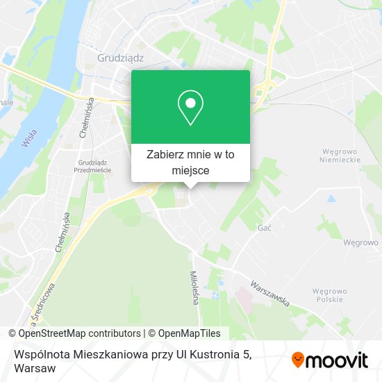 Mapa Wspólnota Mieszkaniowa przy Ul Kustronia 5