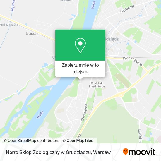 Mapa Nerro Sklep Zoologiczny w Grudziądzu