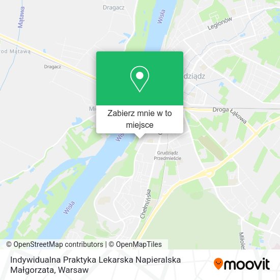 Mapa Indywidualna Praktyka Lekarska Napieralska Małgorzata