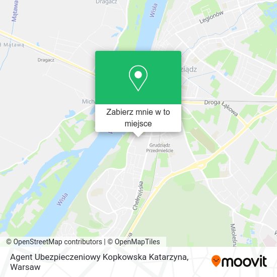 Mapa Agent Ubezpieczeniowy Kopkowska Katarzyna