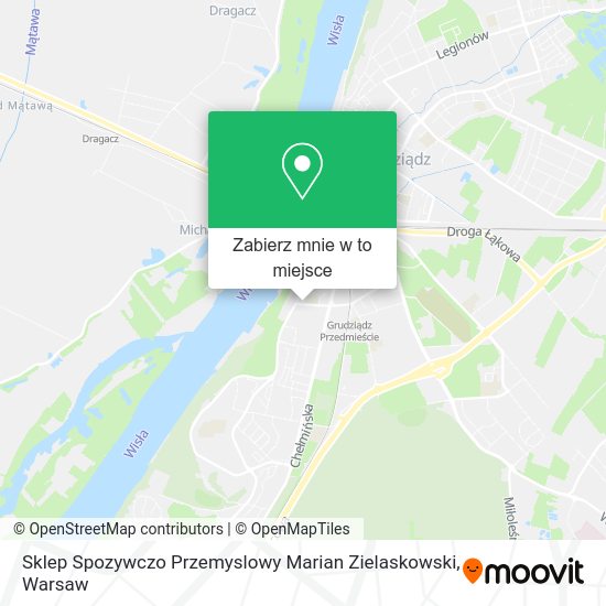 Mapa Sklep Spozywczo Przemyslowy Marian Zielaskowski