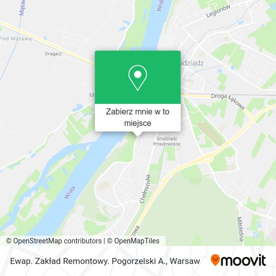 Mapa Ewap. Zakład Remontowy. Pogorzelski A.