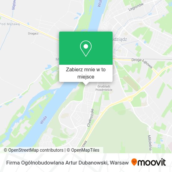 Mapa Firma Ogólnobudowlana Artur Dubanowski