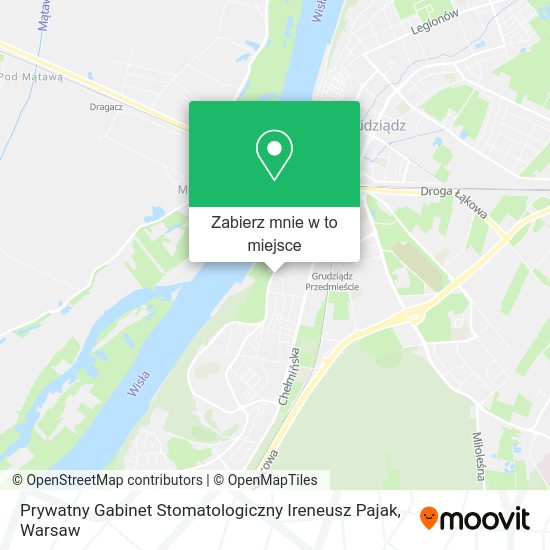 Mapa Prywatny Gabinet Stomatologiczny Ireneusz Pajak