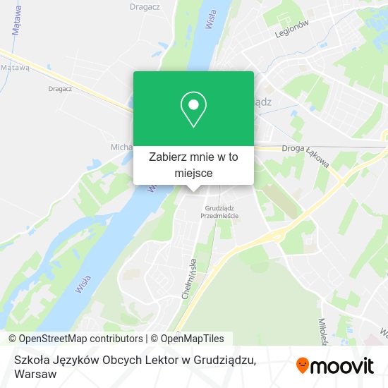 Mapa Szkoła Języków Obcych Lektor w Grudziądzu