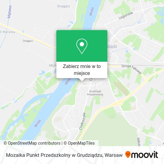 Mapa Mozaika Punkt Przedszkolny w Grudziądzu