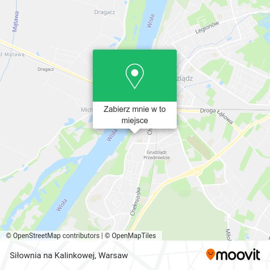 Mapa Siłownia na Kalinkowej