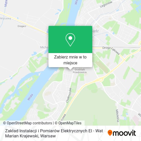 Mapa Zakład Instalacji i Pomiarów Elektrycznych El - Wat Marian Krajewski