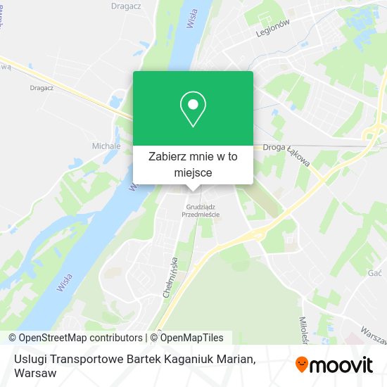 Mapa Uslugi Transportowe Bartek Kaganiuk Marian