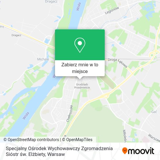 Mapa Specjalny Ośrodek Wychowawczy Zgromadzenia Sióstr św. Elżbiety