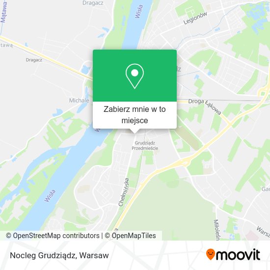 Mapa Nocleg Grudziądz