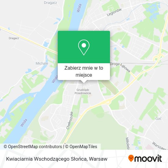 Mapa Kwiaciarnia Wschodzącego Słońca