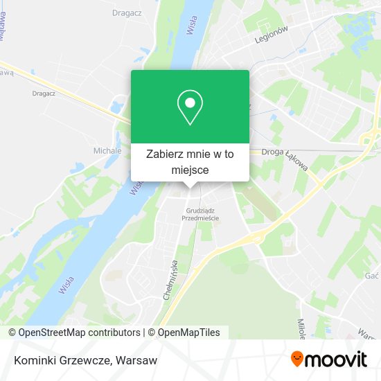 Mapa Kominki Grzewcze