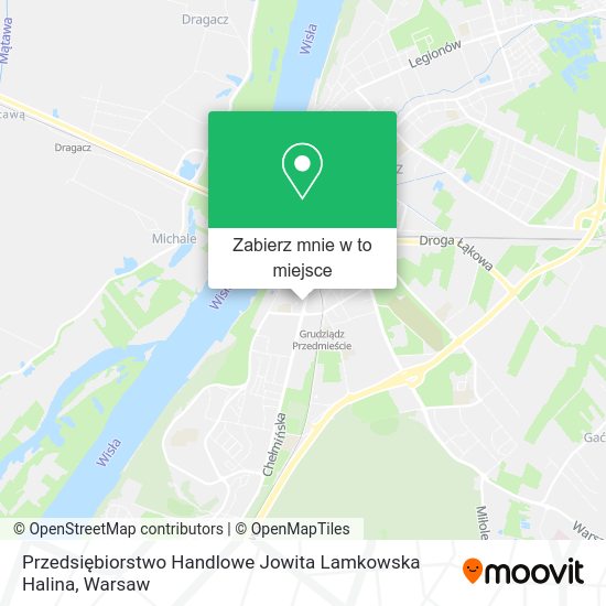 Mapa Przedsiębiorstwo Handlowe Jowita Lamkowska Halina