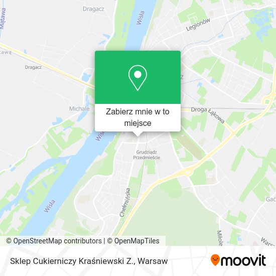 Mapa Sklep Cukierniczy Kraśniewski Z.