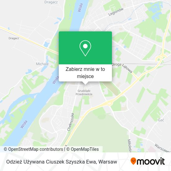 Mapa Odzież Używana Ciuszek Szyszka Ewa