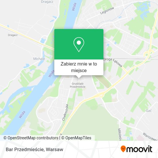 Mapa Bar Przedmieście