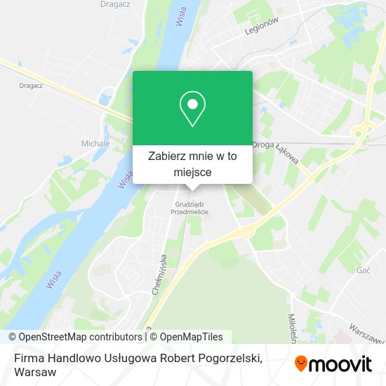 Mapa Firma Handlowo Usługowa Robert Pogorzelski