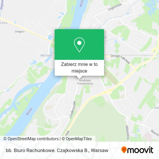 Mapa bb. Biuro Rachunkowe. Czajkowska B.