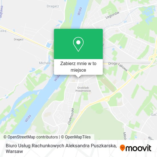 Mapa Biuro Usług Rachunkowych Aleksandra Puszkarska