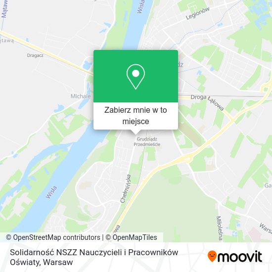 Mapa Solidarność NSZZ Nauczycieli i Pracowników Oświaty