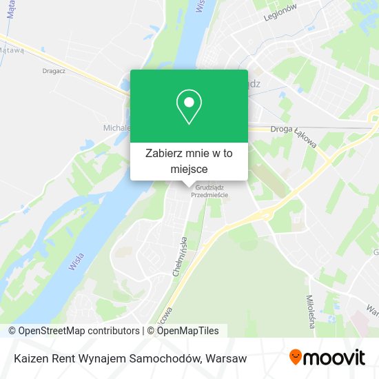 Mapa Kaizen Rent Wynajem Samochodów