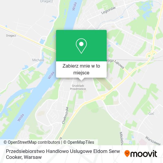 Mapa Przedsiebiorstwo Handlowo Uslugowe Eldom Serw Cooker