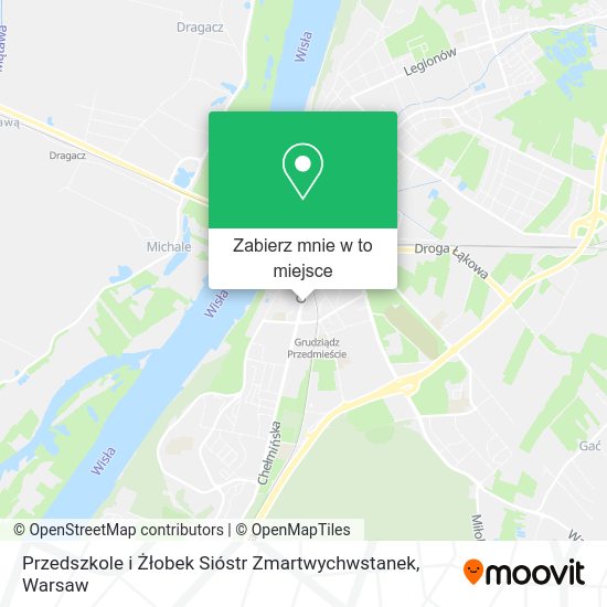 Mapa Przedszkole i Żłobek Sióstr Zmartwychwstanek