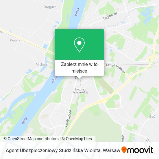 Mapa Agent Ubezpieczeniowy Studzińska Wioleta