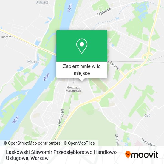 Mapa Laskowski Sławomir Przedsiębiorstwo Handlowo Usługowe