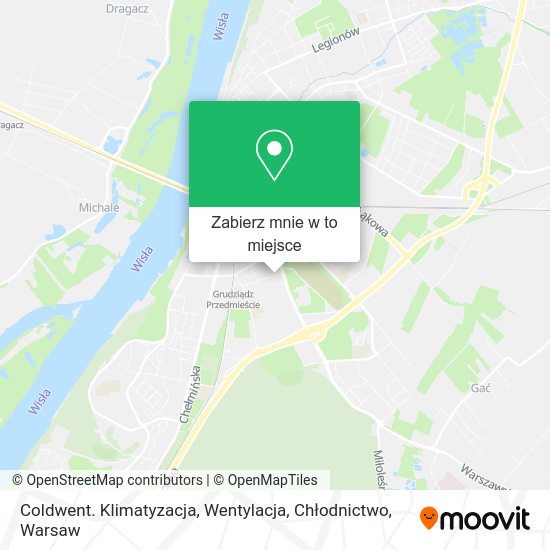 Mapa Coldwent. Klimatyzacja, Wentylacja, Chłodnictwo