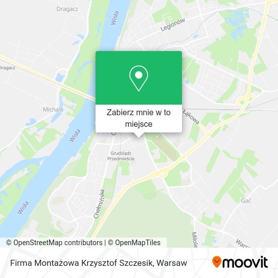 Mapa Firma Montażowa Krzysztof Szczesik