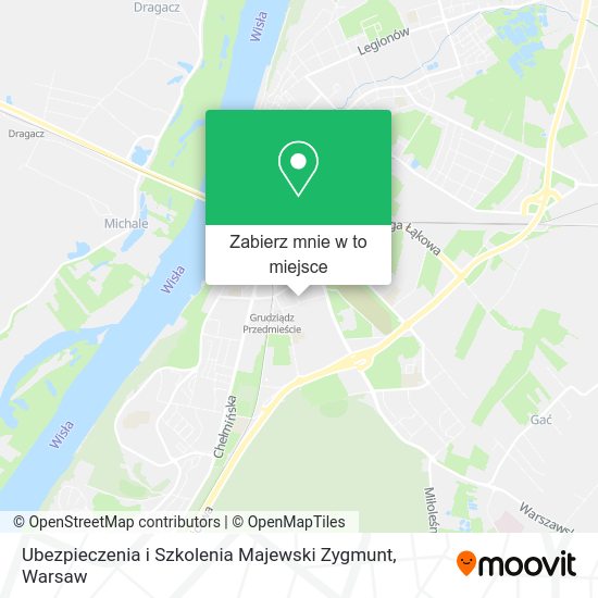 Mapa Ubezpieczenia i Szkolenia Majewski Zygmunt