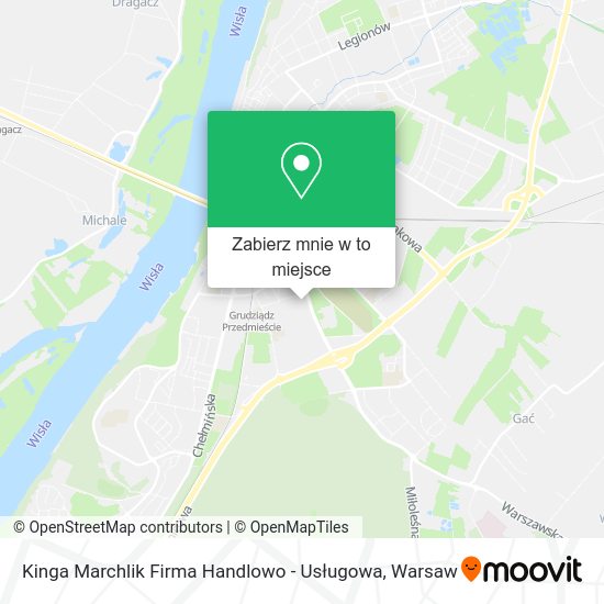 Mapa Kinga Marchlik Firma Handlowo - Usługowa