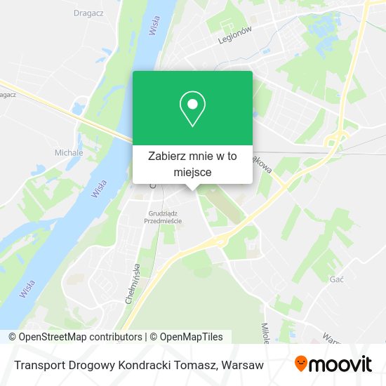 Mapa Transport Drogowy Kondracki Tomasz