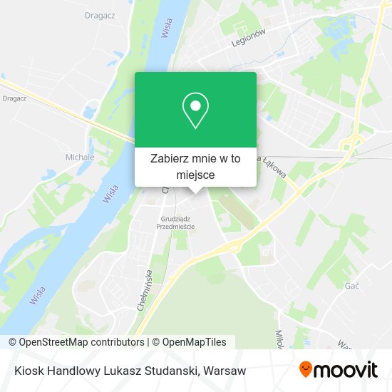 Mapa Kiosk Handlowy Lukasz Studanski