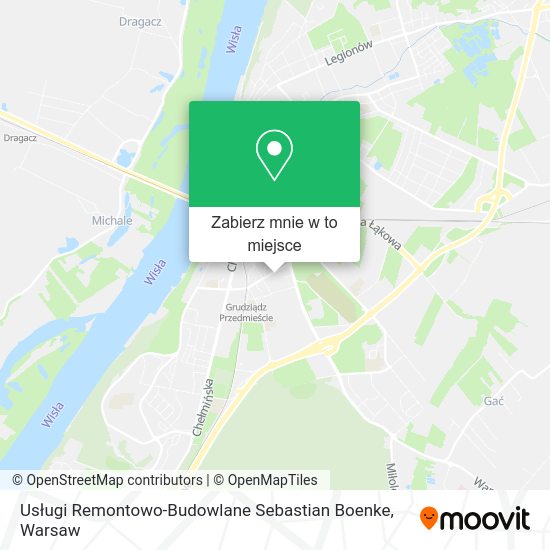 Mapa Usługi Remontowo-Budowlane Sebastian Boenke