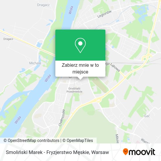 Mapa Smoliński Marek - Fryzjerstwo Męskie